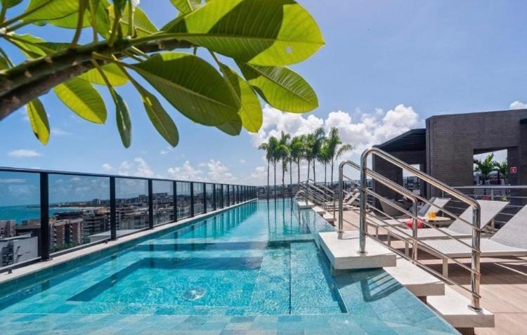 Appartamento Apto Time - Vista Mar Em Ponta Verde Maceio Esterno foto